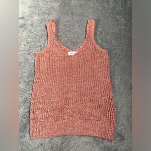 John + Jenn Multicolor Knit V-Neck Tank Top XS